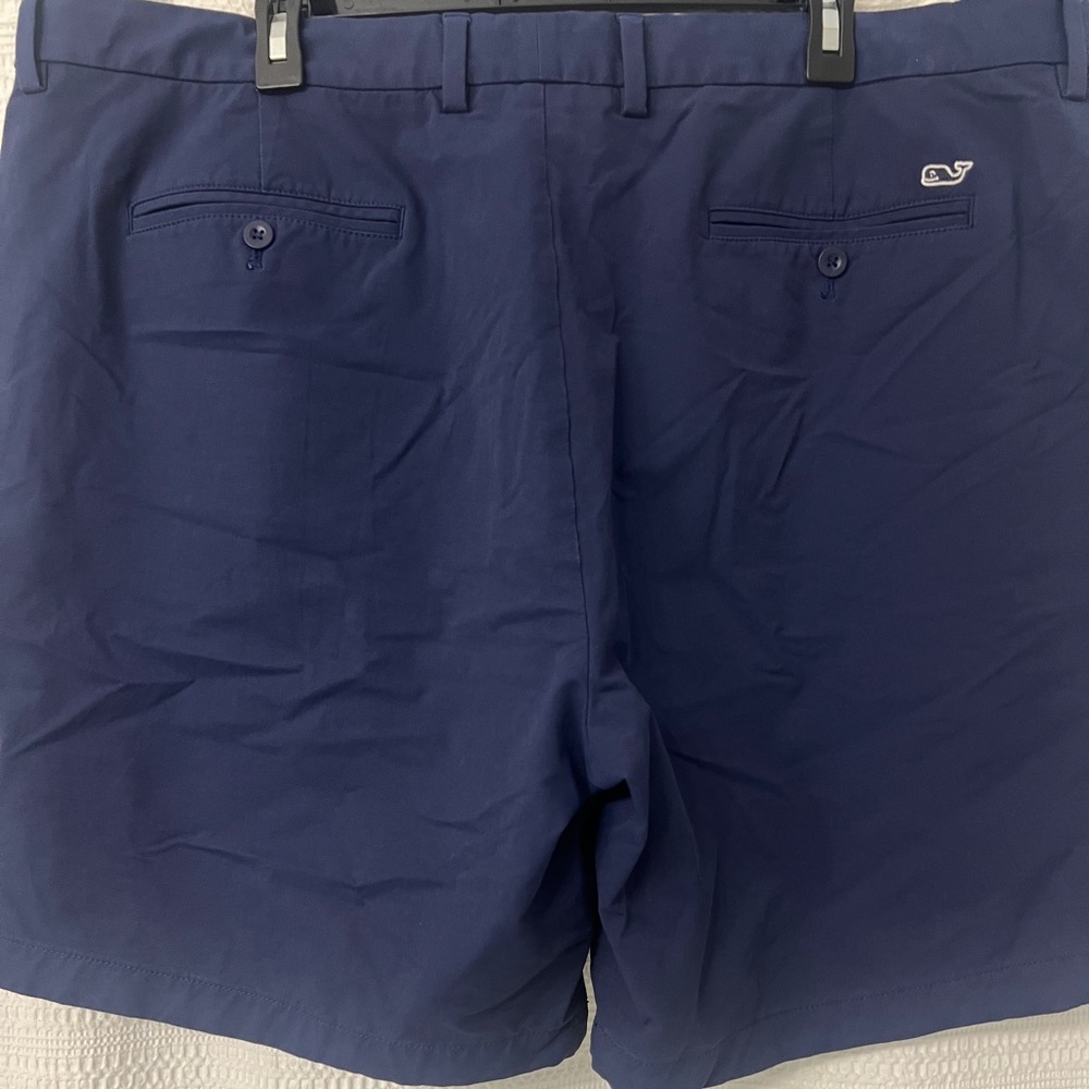 Vineyard Vines Men's Navy Blue Flat Front Shorts